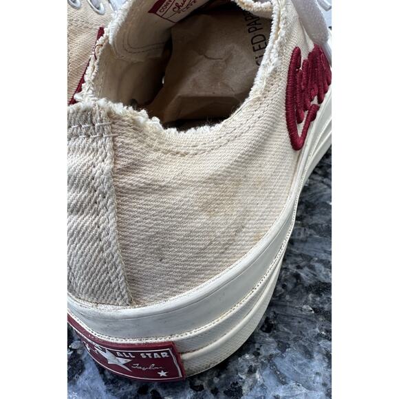 Converse Kith Coca-Cola Chuck 70 Ox Parchment Red Low Top Shoes 169837C Men 11.5 main image 4